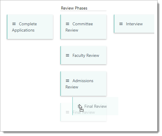 Group your Phases by placing them in line with each other