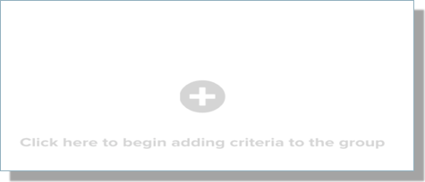 Icon for adding criteria