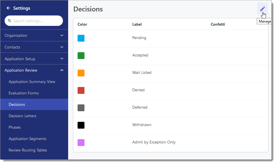 Managing Decisions And Decision Letters Liaison