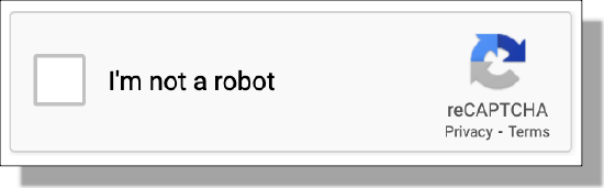 Not a Robot checkbox