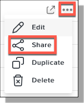 Share option for General forms