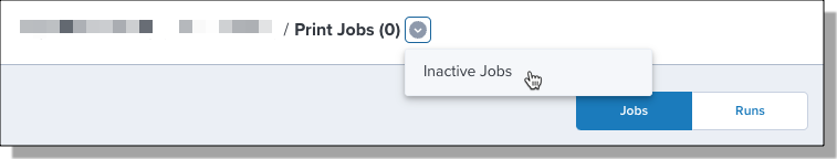 inactive jobs picklist option
