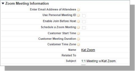 Zoom Meeting information