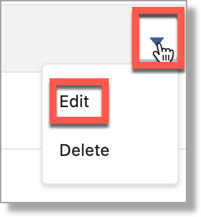 field set edit option