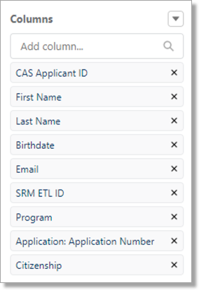 required columns_CAS comparison