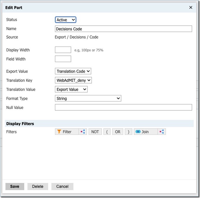Configuring Slate translation table