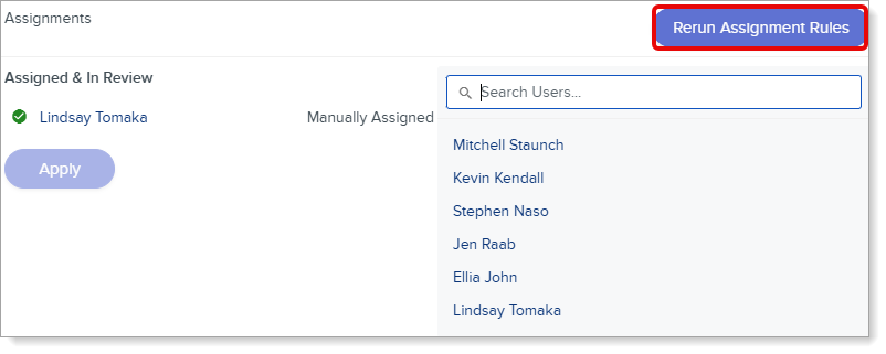 ResidencyCAS Program Portal Assigned Reviewers with Callout.png
