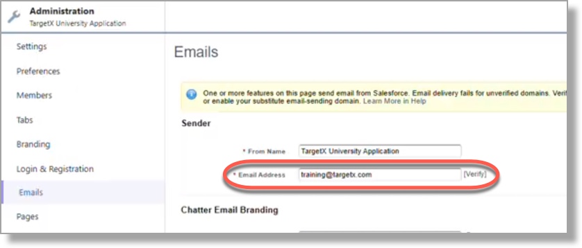 Email Verification Steps_Step 3 Community Administration Emails