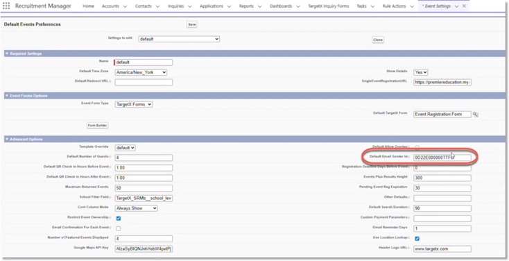 Email Verification Steps_Step 5 Event Settings