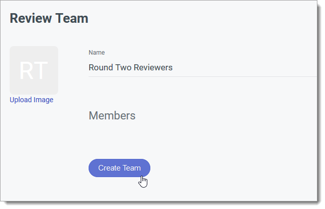 Creating a Review Team